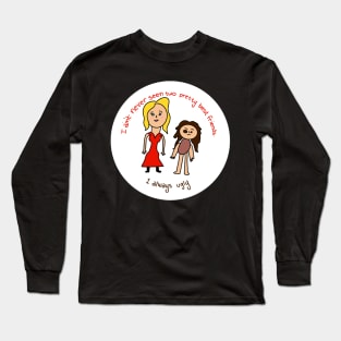 Two pretty best friends Long Sleeve T-Shirt